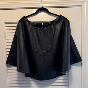 1. State Black Faux Leather Skirt